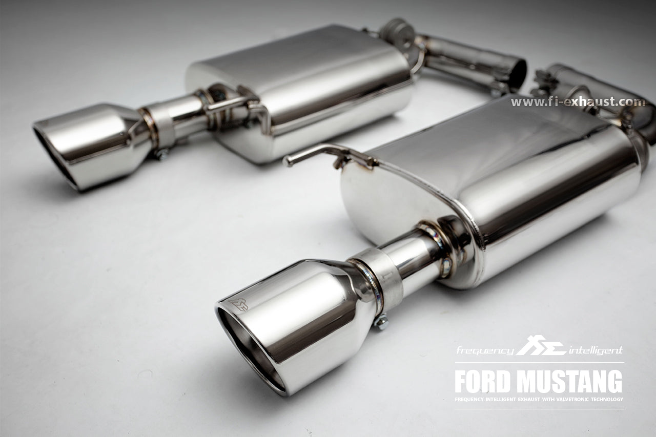 Fi EXHAUST Valvetronic Exhaust System для Ford Mustang MK6 2.3T EcoBoost Quad Tips
