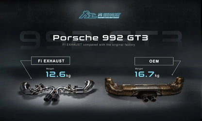 Fi EXHAUST Valvetronic Exhaust System для Porsche 911 GT3 / RS 992
