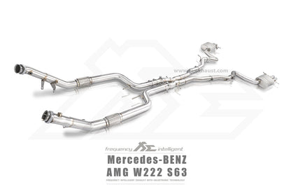 Fi EXHAUST Valvetronic Exhaust System для Mercedes-AMG S63 W222