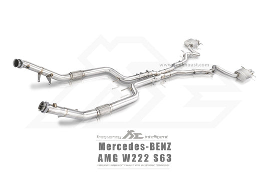 Fi EXHAUST Valvetronic Exhaust System для Mercedes-AMG S63 W222