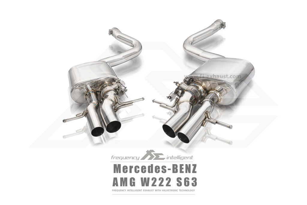 Fi EXHAUST Valvetronic Exhaust System для Mercedes-AMG S63 W222