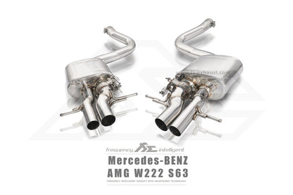 Fi EXHAUST Valvetronic Exhaust System для Mercedes-AMG S63 W222