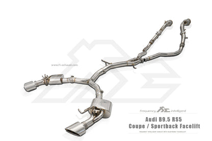 Fi EXHAUST Valvetronic Exhaust System для Audi RS4 Avant & RS5 Coupe/Sportback B9.5