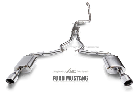 Fi EXHAUST Valvetronic Exhaust System для Ford Mustang MK6 2.3T EcoBoost Dual Tips