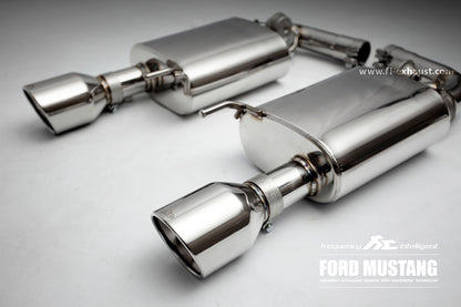 Fi EXHAUST Valvetronic Exhaust System для Ford Mustang MK6 2.3T EcoBoost Dual Tips