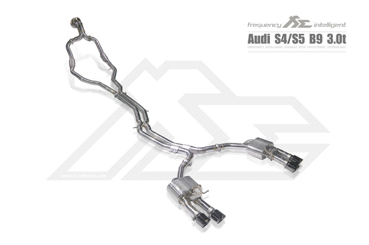 Fi EXHAUST Valvetronic Exhaust System для Audi S4/S5 B9