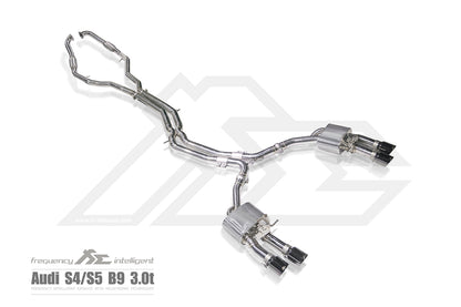 Fi EXHAUST Valvetronic Exhaust System для Audi S4/S5 B9