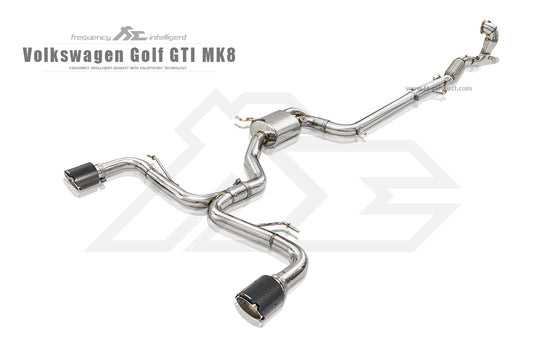 Fi EXHAUST Valvetronic Exhaust System для Volkswagen Golf GTI MK8